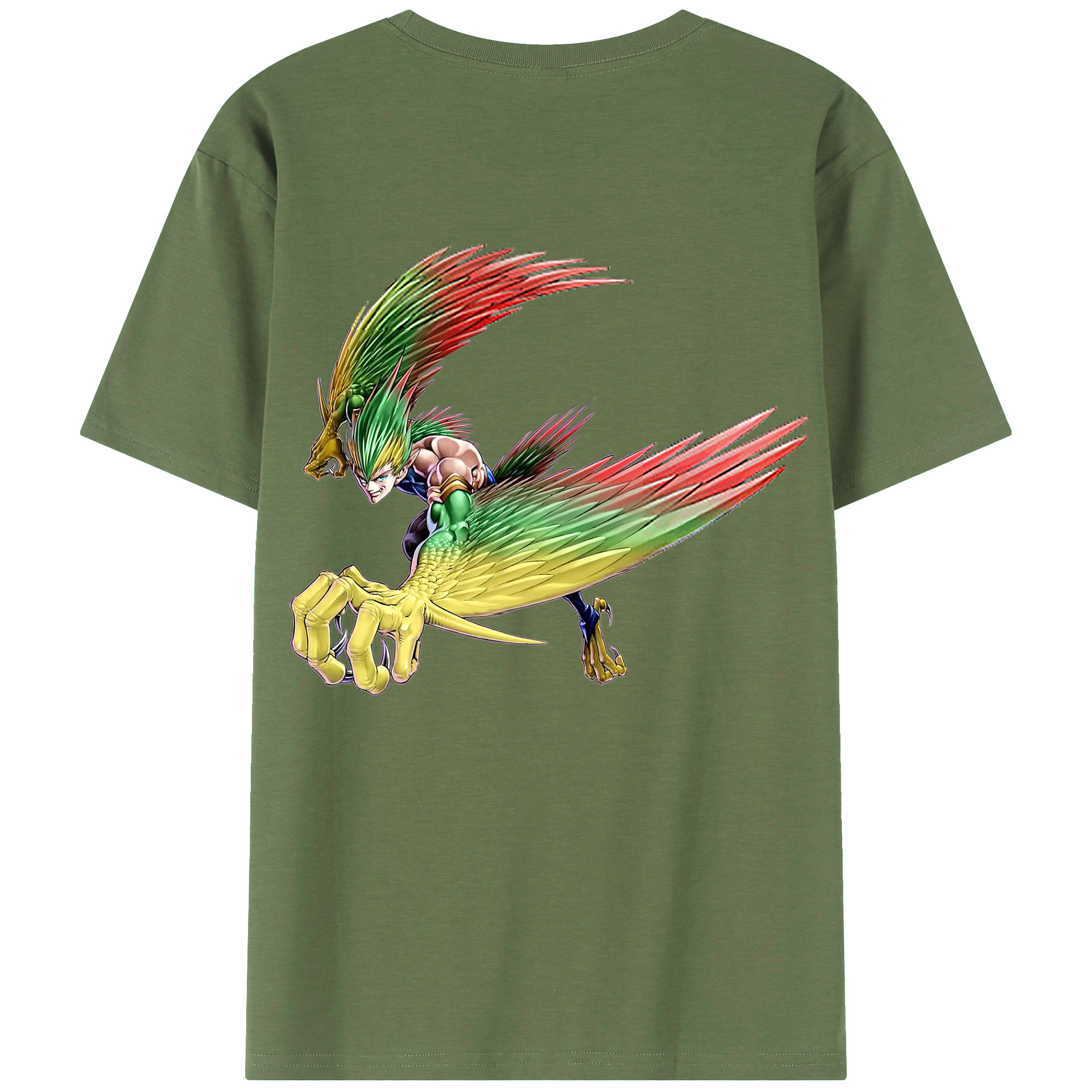 （画像用） 遊☆戯☆王 Yu-Gi-Oh! 綿100％ メンズ半袖Tシャツ（バックプリント） 通気性